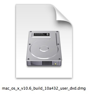 Mac OS X Snow Leopard DVD изображение