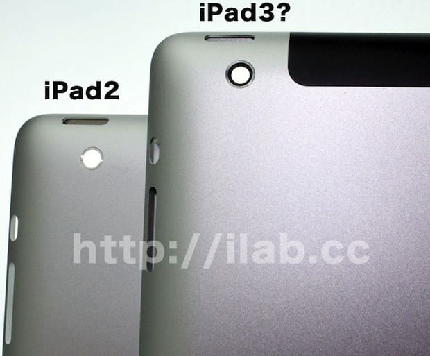 предполагаемые iPad 3 и iPad 2