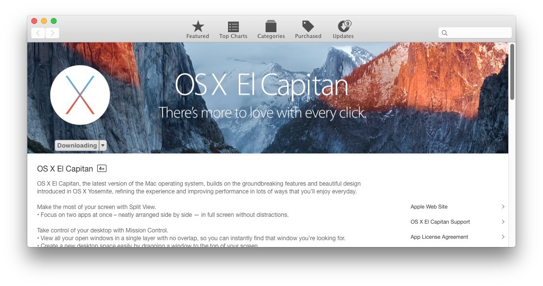 OS X El Capitan скачать