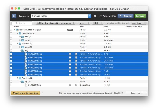 Восстановление удаленных файлов с Mac с помощью Disk Drill