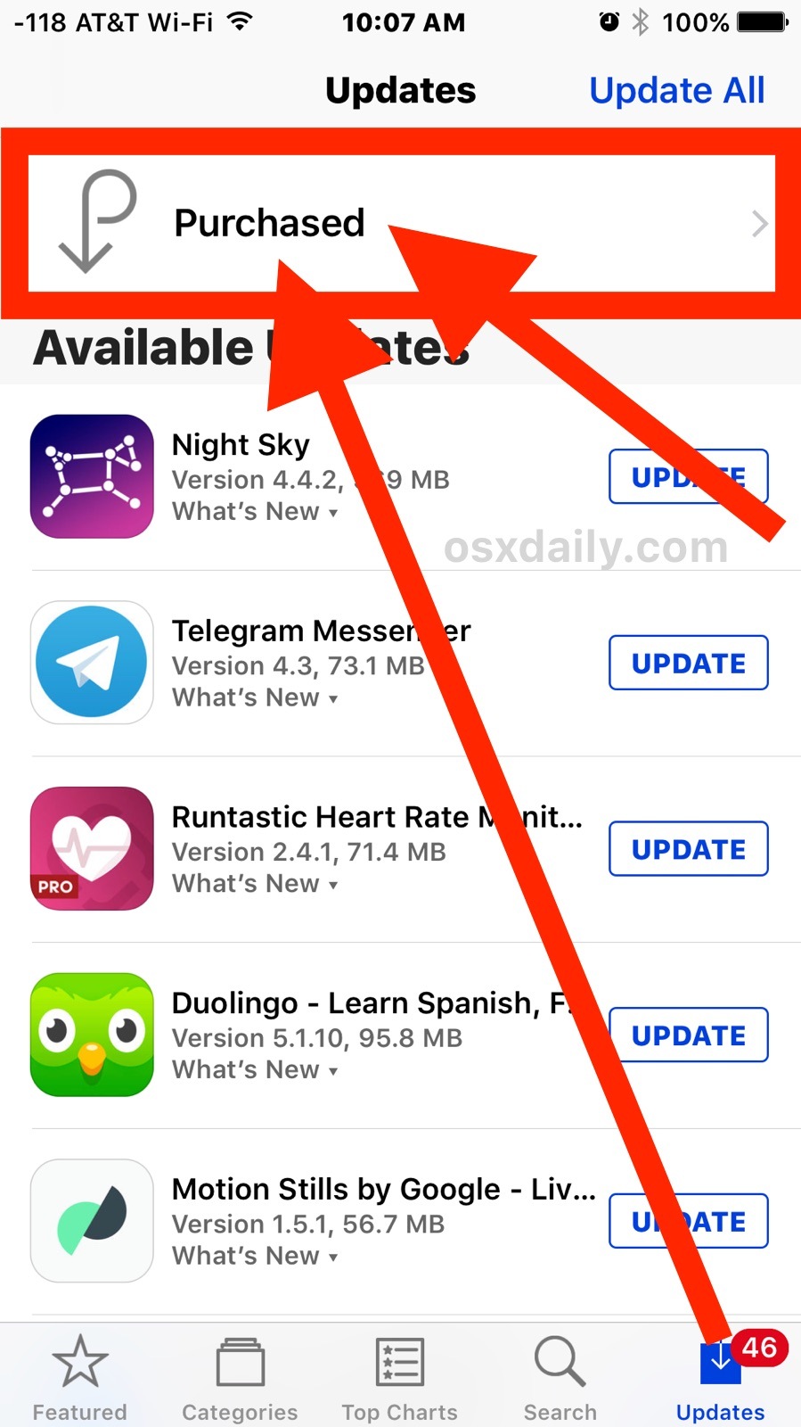 Доступ к покупкам приложений в iOS App Store для iPhone