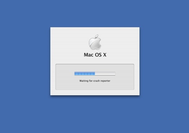 Экран загрузки Mac OS X 10.0