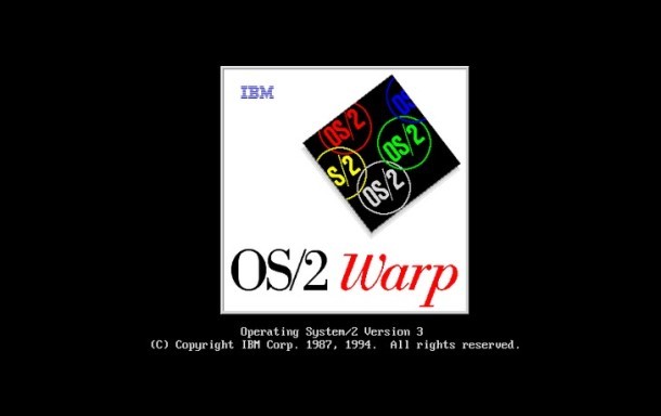 Экран загрузки OS / 2 Warp