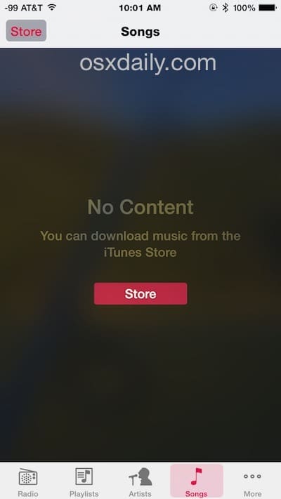 Вся музыка, удаленная с iPhone