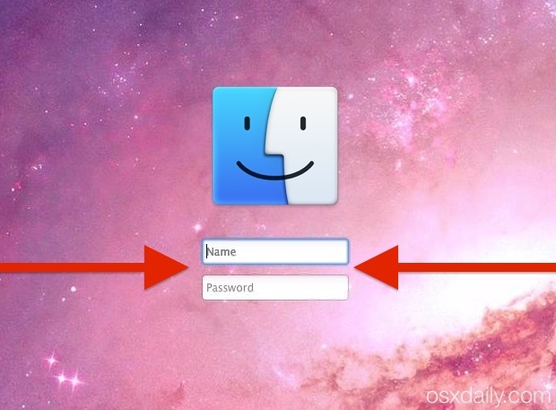 Полный вход в систему Mac OS X