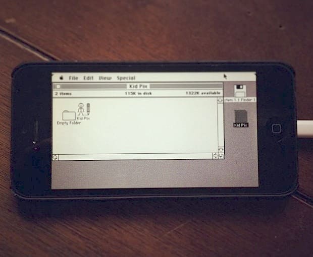 Классическая Mac OS, работающая на iPhone