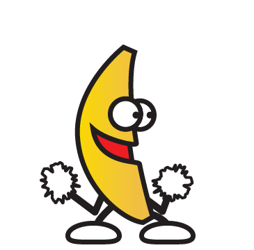 Танцующий банановый анимированный GIF