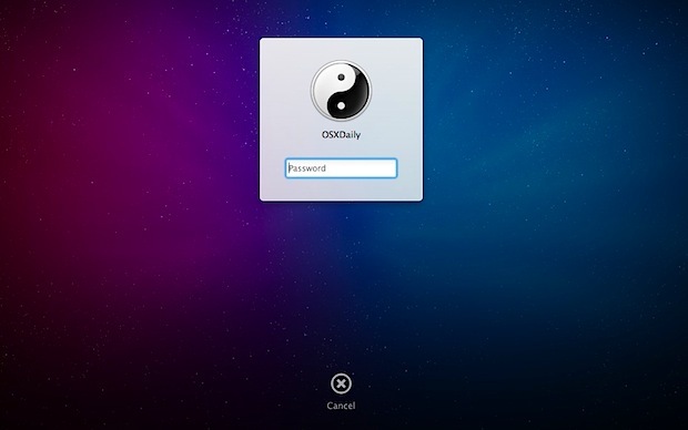 Вход в OS X Lion