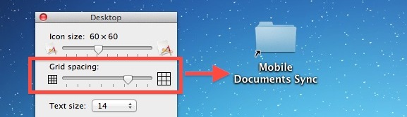 Показать полные имена файлов на рабочем столе Mac