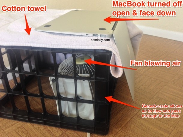Возможно, сэкономить MacBook Air от повреждения водой