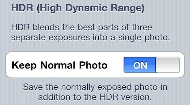 Остановите iPhone HDR от съемки и сохранения двух изображений