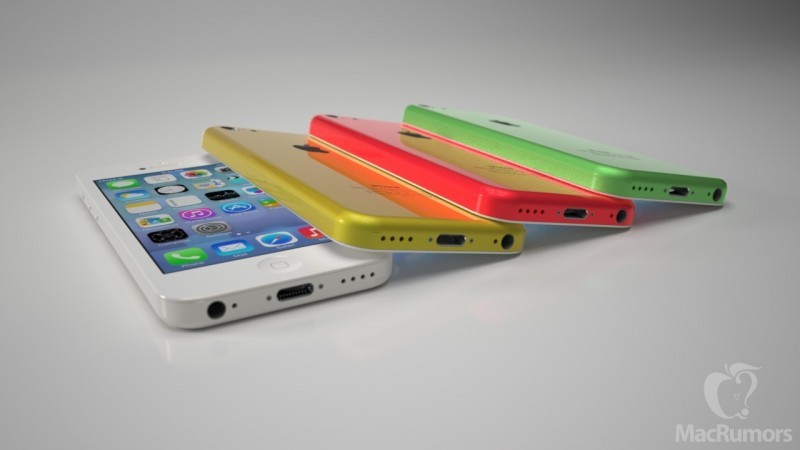 Цветной рендеринг макета iPhone