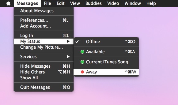 Параметр не включен, который установлен по умолчанию для Mac OS X