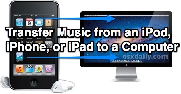 Перенос музыки с iPod или iPhone на компьютер