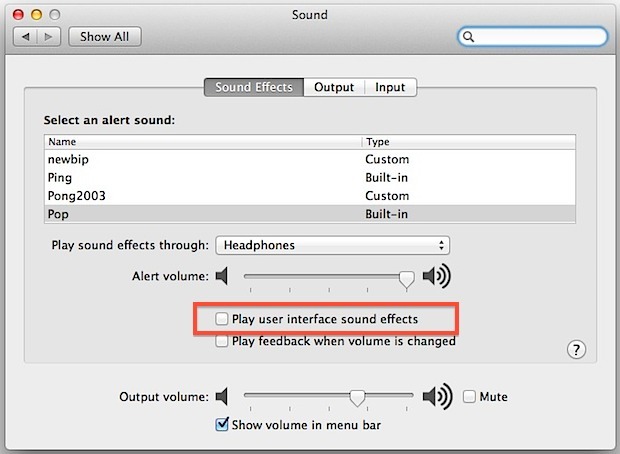 Стоп-кадр и пустые звуковые эффекты в Mac OS X