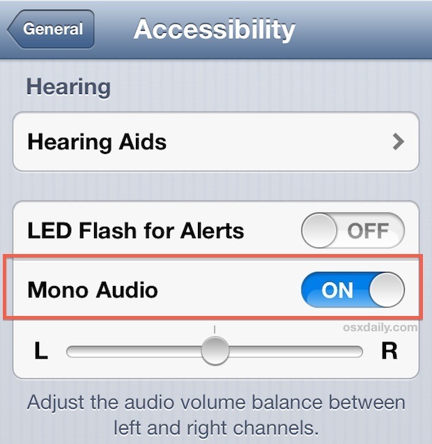 Использовать Mono Audio в iOS, когда динамики или наушники перестают работать правильно