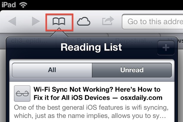 Доступ к списку чтения в iOS