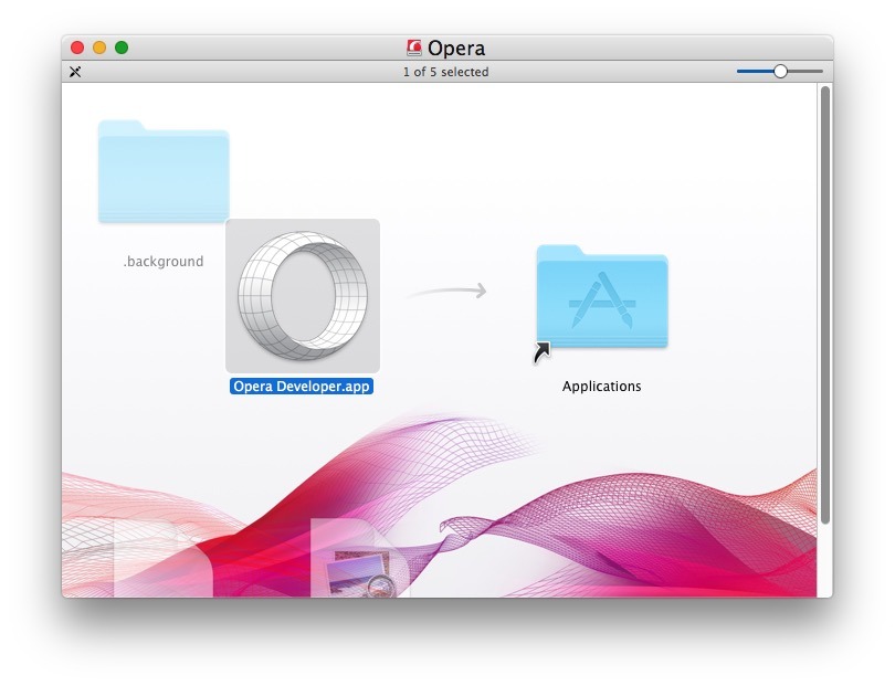 Установите OPERA на Mac