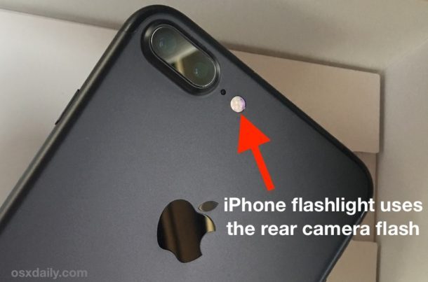 Фонарик для iPhone использует вспышку со светодиодной камерой